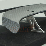 1/10 RC Drift Car Spoiler Deck & Spoiler Mounts, Carbon Style