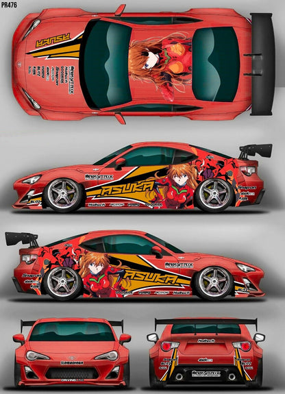 RC Car Livery Sticker Set - 1/10 Drift Body Decals (60 Designs)