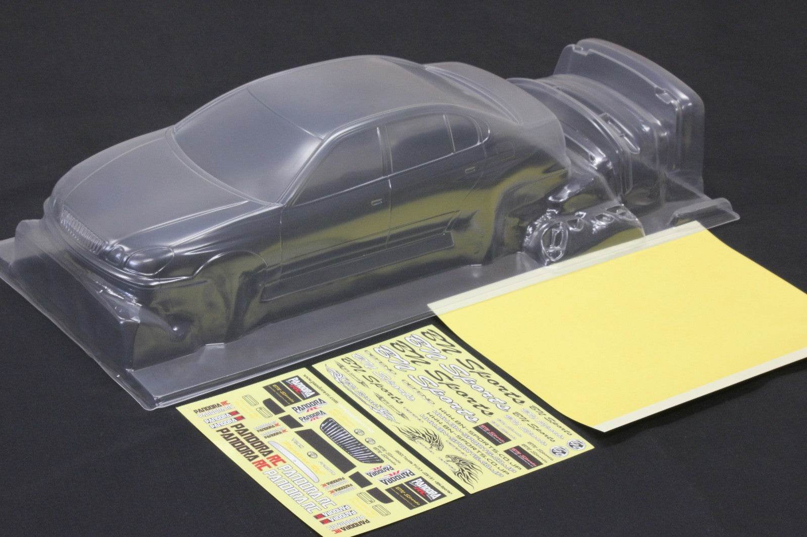 pandora rc aristo jzs161 bn sports drift body unpainted with decals