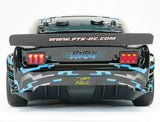 FTX Havok RC drift car blue body shell with LED lights