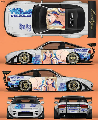 RC Car Livery Sticker Set - 1/10 Drift Body Decals (60 Designs)