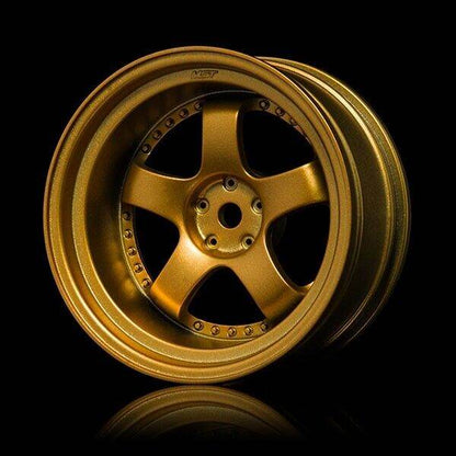 mst sp1 rc drift wheels gold 9mm offset