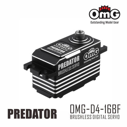 OMG PREDATOR Low Profile High Torque Brushless Metal Servo for High Performance RC Vehicles