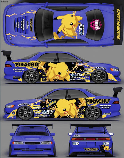 SticklabelRC 1:10 RC Car Body Shell Livery, Decal Sticker Graphics Set - 60+ Designs