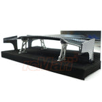 1/10 RC Drift Car Spoiler Deck & Spoiler Mounts, Carbon Style - Yokomo - Tamiya