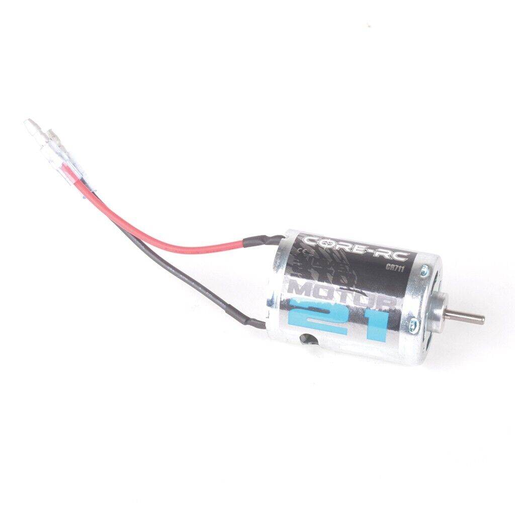 Core RC 21T Brushed Motor, 540 size, designed for high performance in RC vehicles