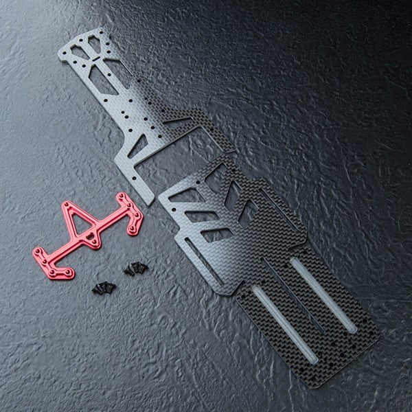 MST RMX4 Lower Chassis Deck Carbon Adjustable 257-275mm - 210737R