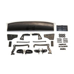 Close-up of R31 House SHIBATA DR GT Spoiler and Door Mirror Set, enhancing RC drift cars