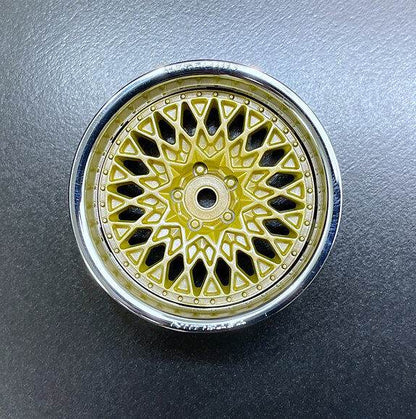 Tetsujin 1:10 RC Car Wheel Set, Gran Seeker Super Rim - Adjustable gold