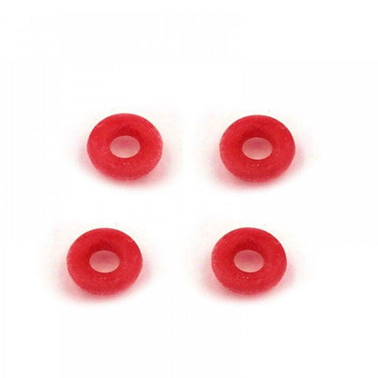 ReveD RC Shock Damper O-ring Seal Set, 4 pieces in red, model RD-015RS, for enhanced sealing