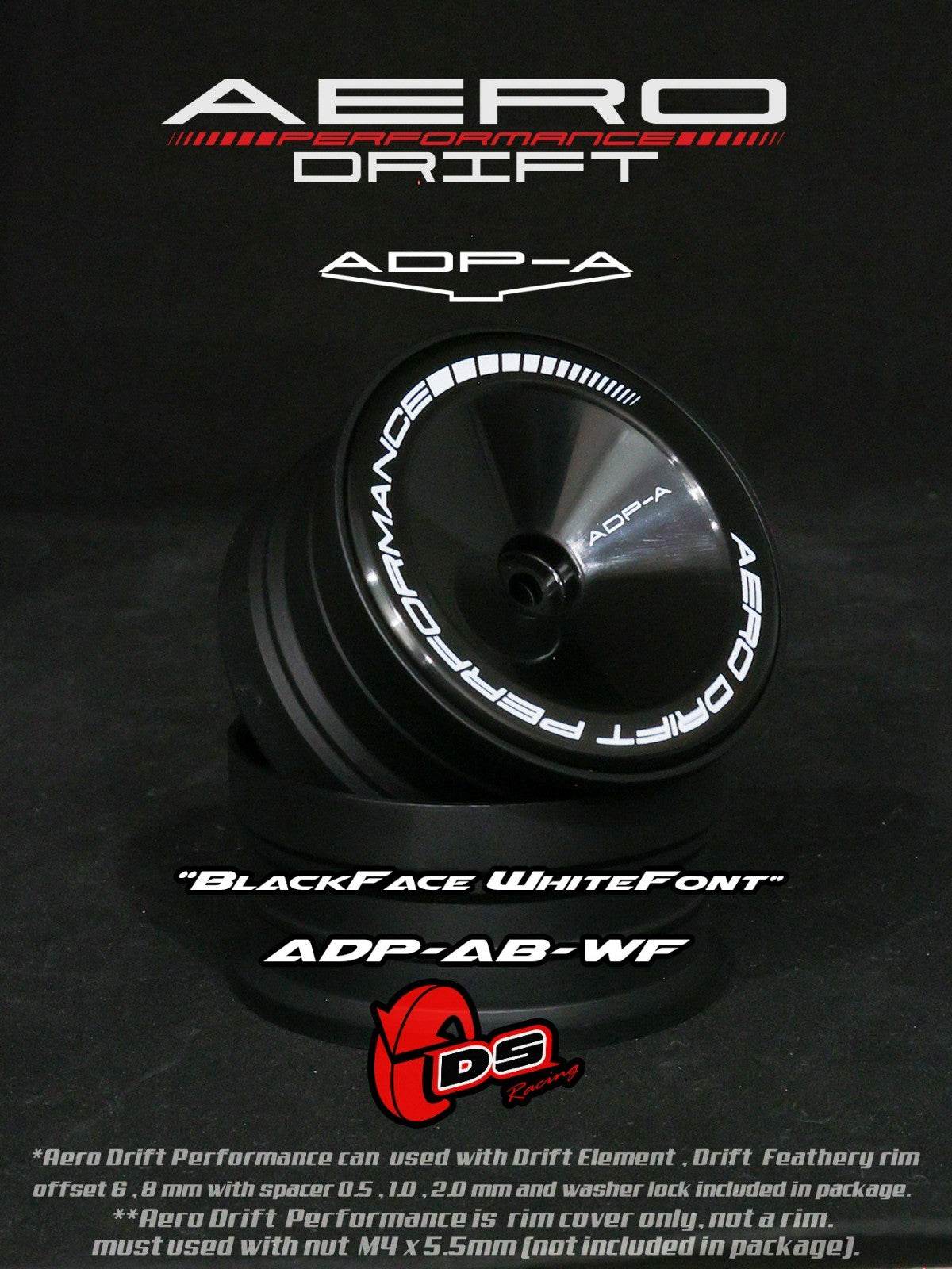 ds racing insert set for rc drift wheels