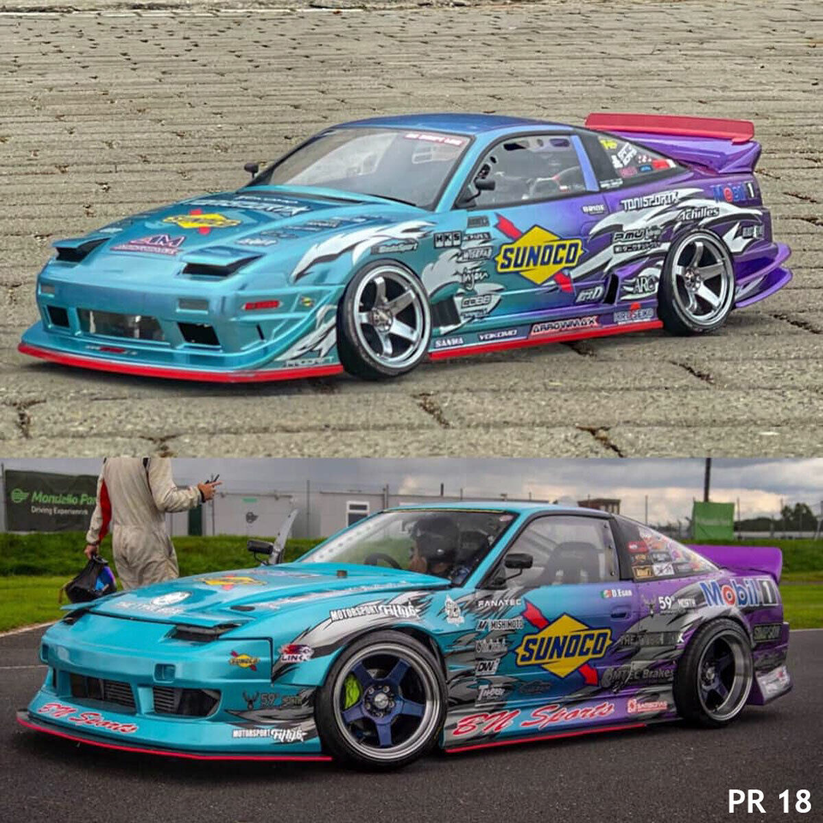 SticklabelRC 1:10 RC Car Body Shell Livery, Decal Sticker Graphics Set - 60+ Designs