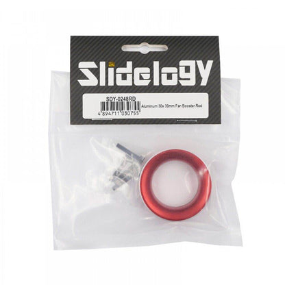 Packaging of rc car fan booster funnel 30x30mm slidelogy aluminium sdy-0248rd