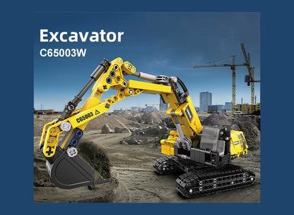 CaDA model building kit construction excavator 467 pieces - C65003