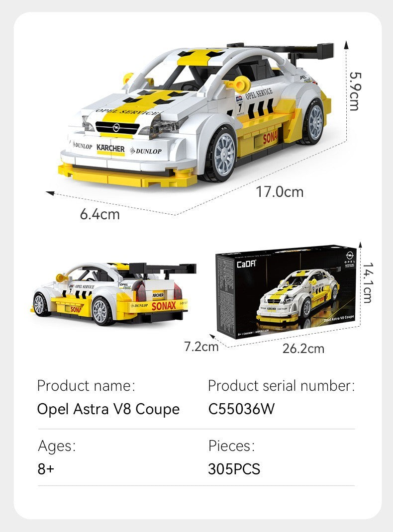 CaDA model building kit Opel Astra V8 Coupe 1/24 - C55036W
