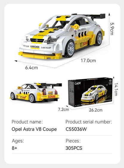 CaDA model building kit Opel Astra V8 Coupe 1/24 - C55036W