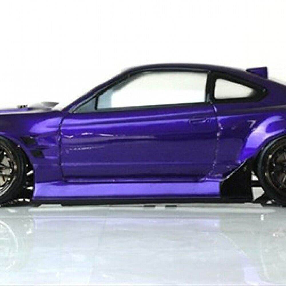 Detailed close-up of the Pandora Nissan Silvia S15 Raijin RC bodyshell, highlighting the intricate design and features PAB-3195