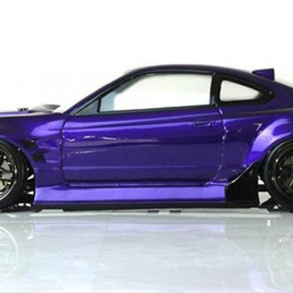 Detailed close-up of the Pandora Nissan Silvia S15 Raijin RC bodyshell, highlighting the intricate design and features PAB-3195