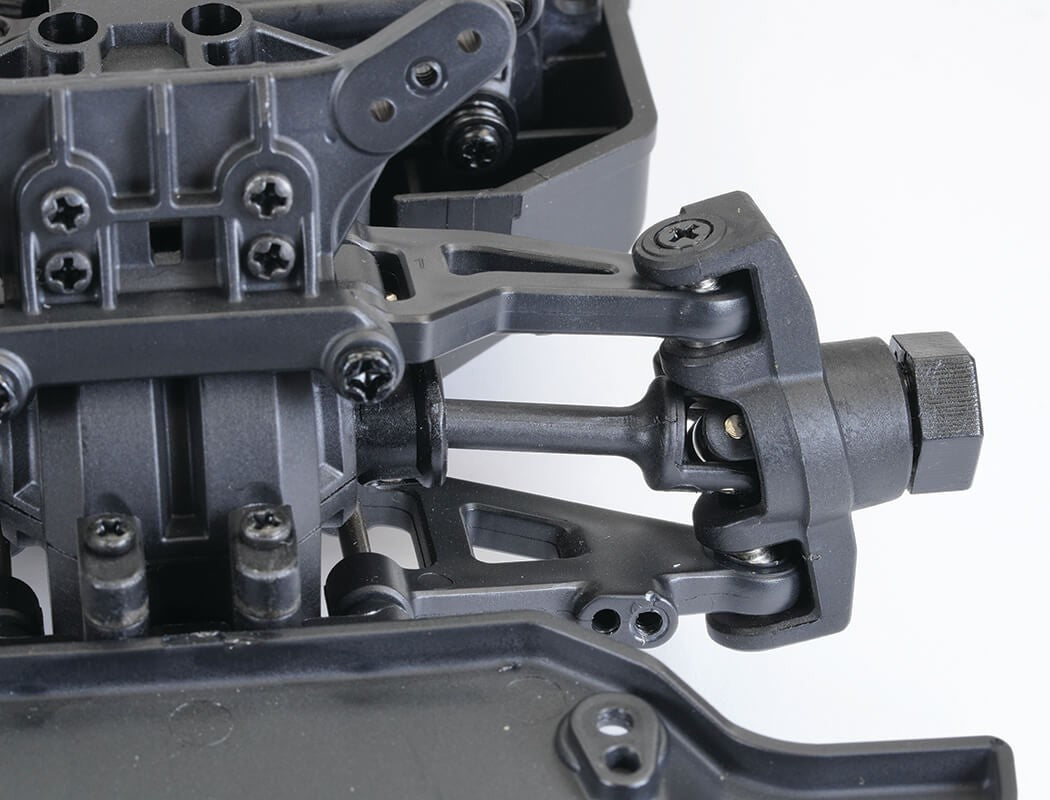 FTX Havok RC drift car chassis and 4WD drivetrain