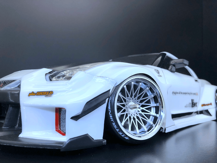 Tetsujin RC wheels 1/10 JDM style adjustable drift setup