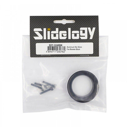 Packaging of rc car fan booster funnel 30x30mm slidelogy aluminium sdy-0248bk
