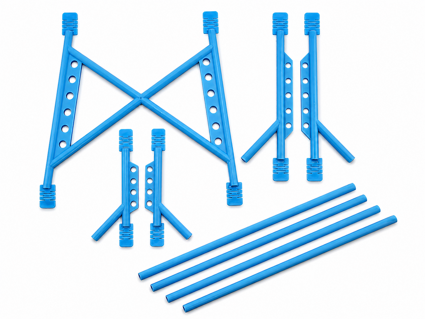 RC Body Shell Roll Cage 1/10 Scale - Baby Blue
