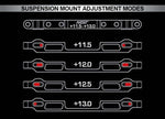 mst tha suspension mount set aluminium - 210722