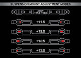 mst tha suspension mount set aluminium - 210722