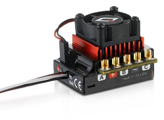 Hobbywing QuicRun 10BL120 G2 120 A sensored brushless ESC with fan