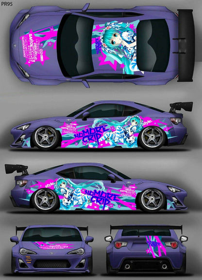 SticklabelRC 1:10 RC Car Body Shell Livery, Decal Sticker Graphics Set - 60+ Designs