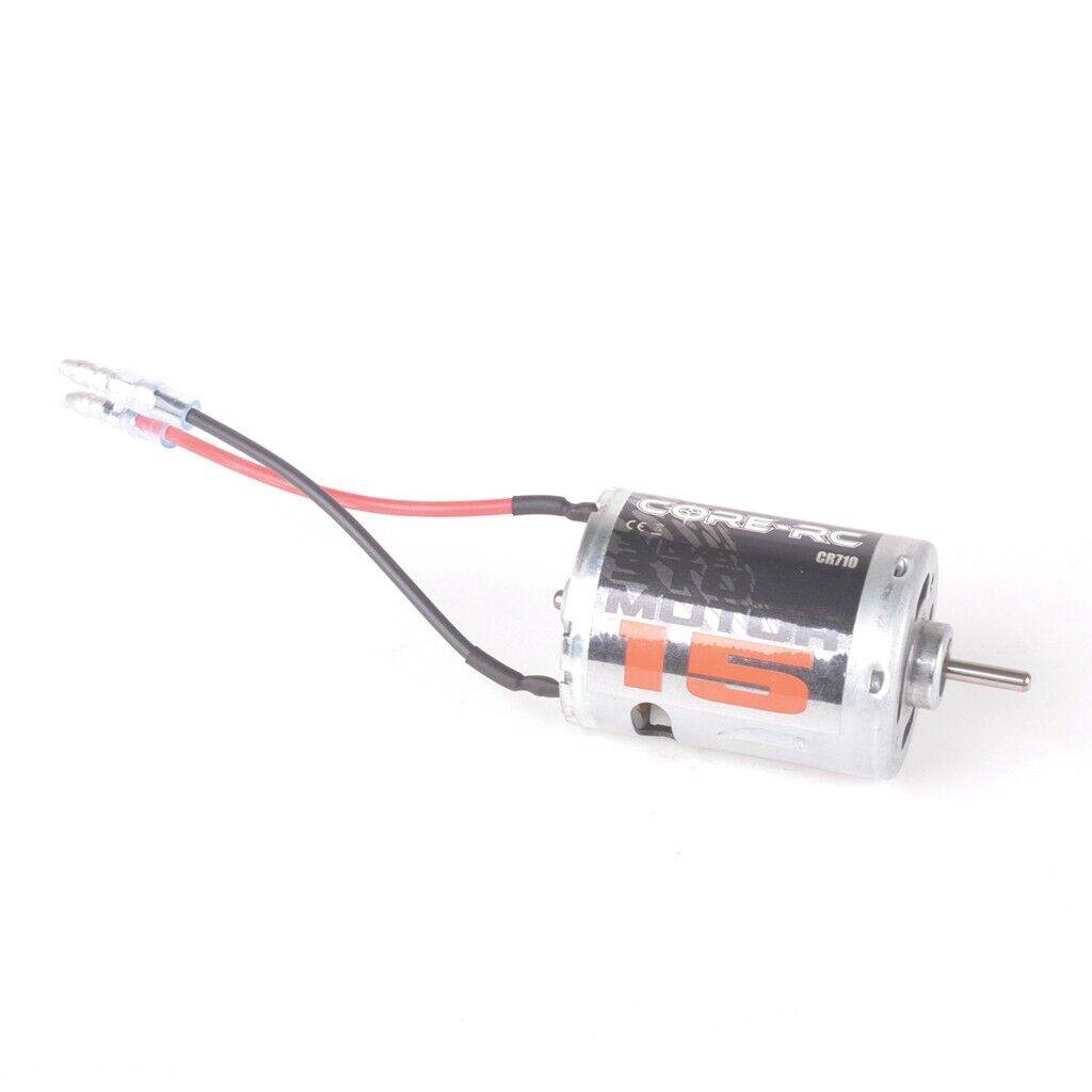 Core RC 15T Brushed Motor, 540 size, designed for high performance in RC vehicles