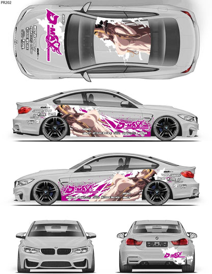 SticklabelRC 1:10 RC Car Body Shell Livery, Decal Sticker Graphics Set - 60+ Designs