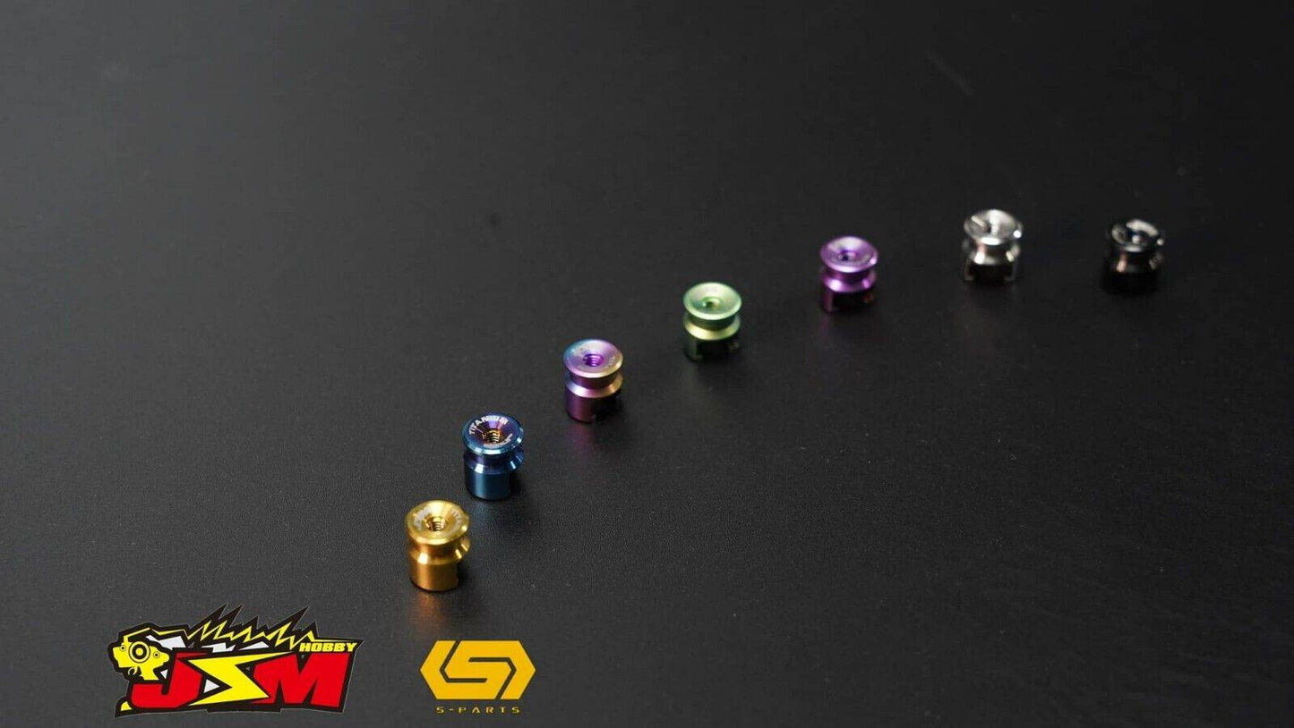 RC Car Battery Terminals Bullet Connector, Titainium - Various Colours