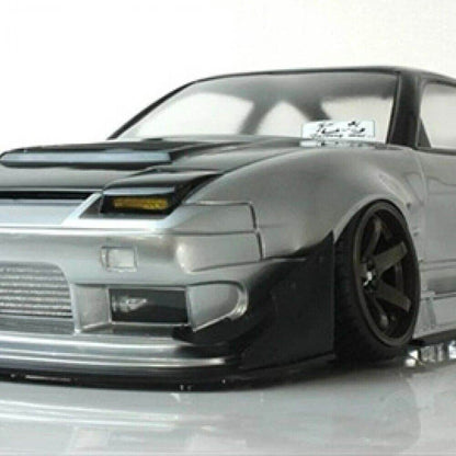 Pandora Nissan 180sx Fuujin Origin 1/10 RC Bodyshell, 207mm, Unpainted PAB-3194
