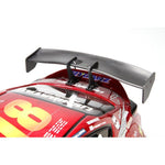 Close-up of R31 House SHIBATA DR GT Spoiler and Door Mirror Set, enhancing RC drift cars