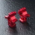 Close-up of MST THA Aluminium Rear Upright Hub Set #210695 for enhanced RC stability
