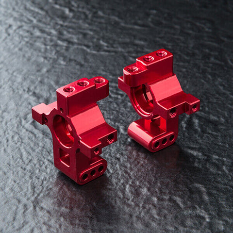Close-up of MST THA Aluminium Rear Upright Hub Set #210695 for enhanced RC stability
