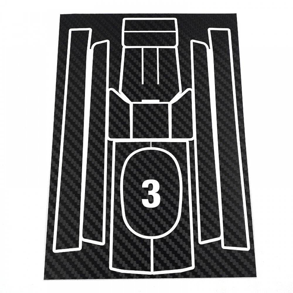 futaba 10px transmitter radio decal sticker set carbon design