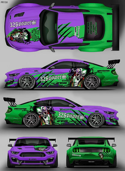 SticklabelRC 1:10 RC Car Body Shell Livery, Decal Sticker Graphics Set - 60+ Designs