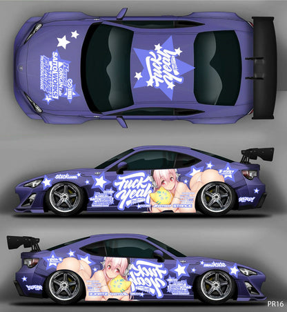 SticklabelRC 1:10 RC Car Body Shell Livery, Decal Sticker Graphics Set - 60+ Designs