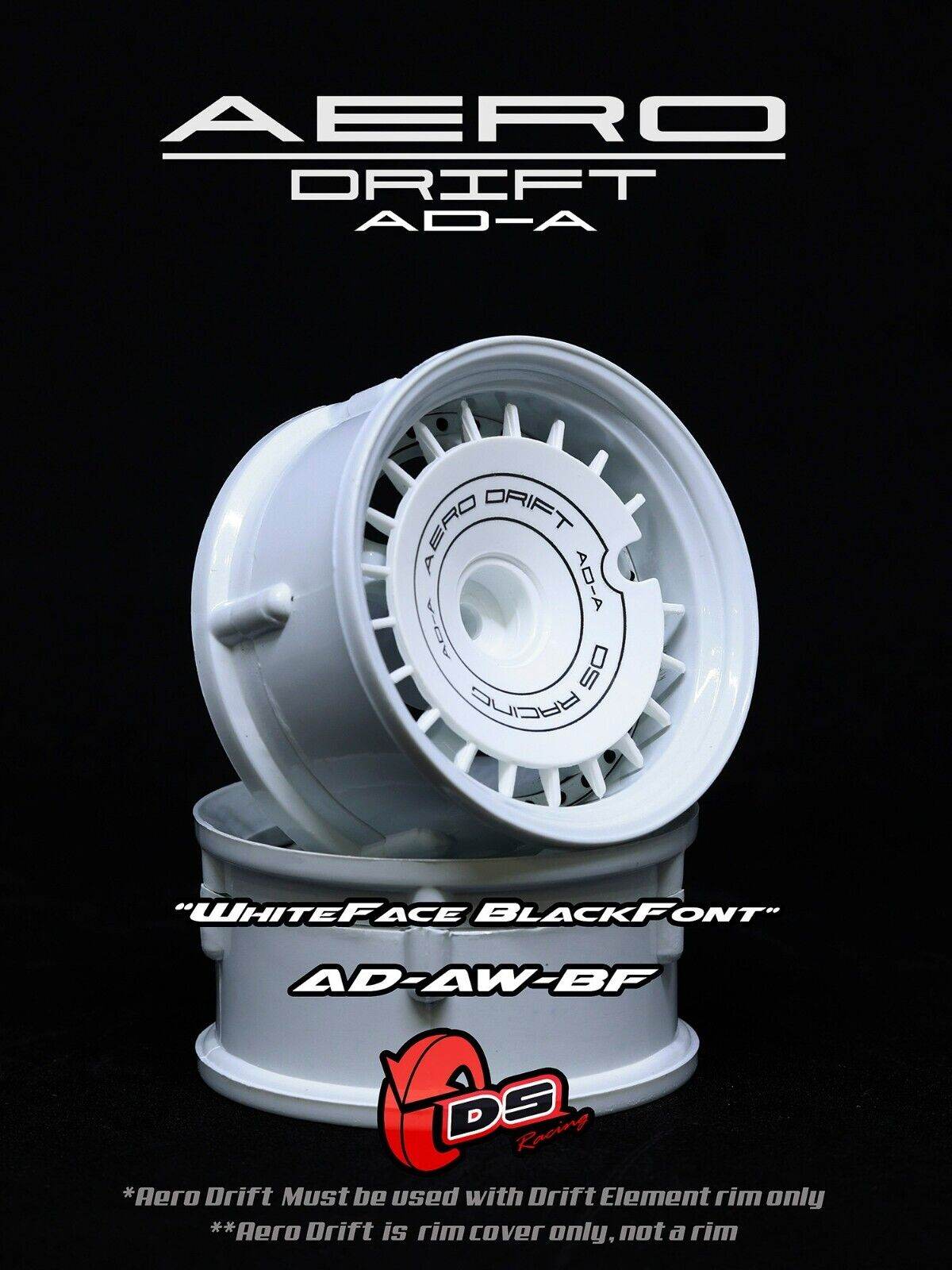 ds racing aero wheel inserts rc drift elements