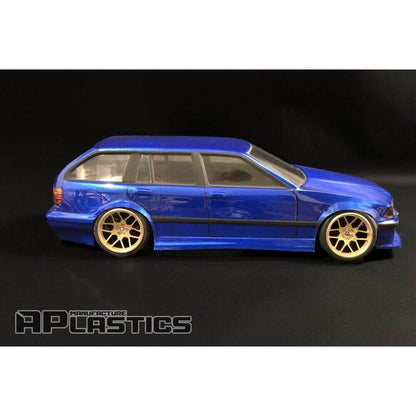 1/10 rc car bmw e36 touring clear lexan body shell