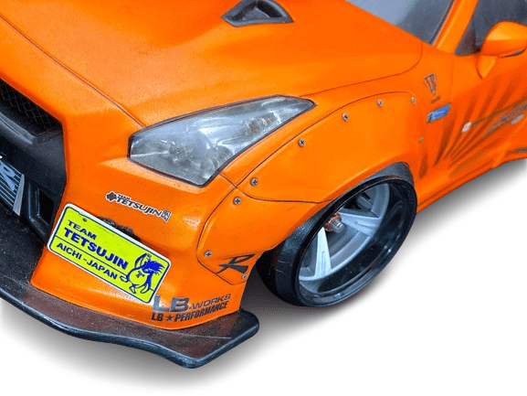 Tetsujin Body Fender Screw Set, 50pcs M1.4x3mm in black, TT-7494, for precision RC assembly