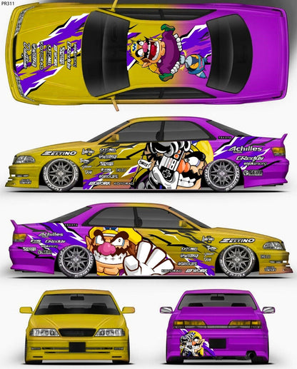 RC Car Livery Sticker Set - 1/10 Drift Body Decals (60 Designs)