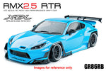 Side view of MST RMX 2.5 RTR 1:10 RWD Brushless RC Drift Car, Ready to Run model GR86RB - 533913LB