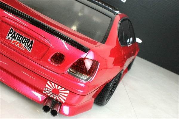 unpainted pandora toyota aristo bn sports rc drift body kit with accessories