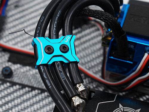 rc motor wire clamp bracket yeah racing ya-0485b