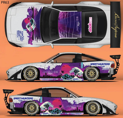 SticklabelRC 1:10 RC Car Body Shell Livery, Decal Sticker Graphics Set - 60+ Designs