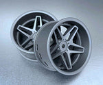 Tetsujin 1/10 Southern Cross Style Wheel Set with adjustable offsets (6mm, 9mm, 12mm) for RC drift cars - TT-8101