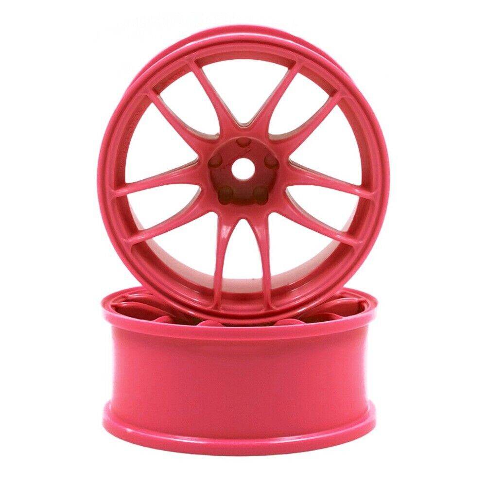 Overdose R-SPEC Kiwami RC Drift Wheels - 7mm Pink 1/10